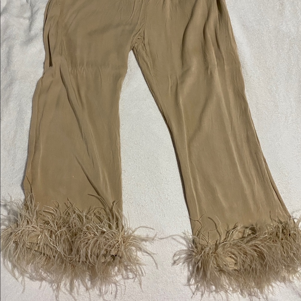 Daily sleeper feather beige pajamas